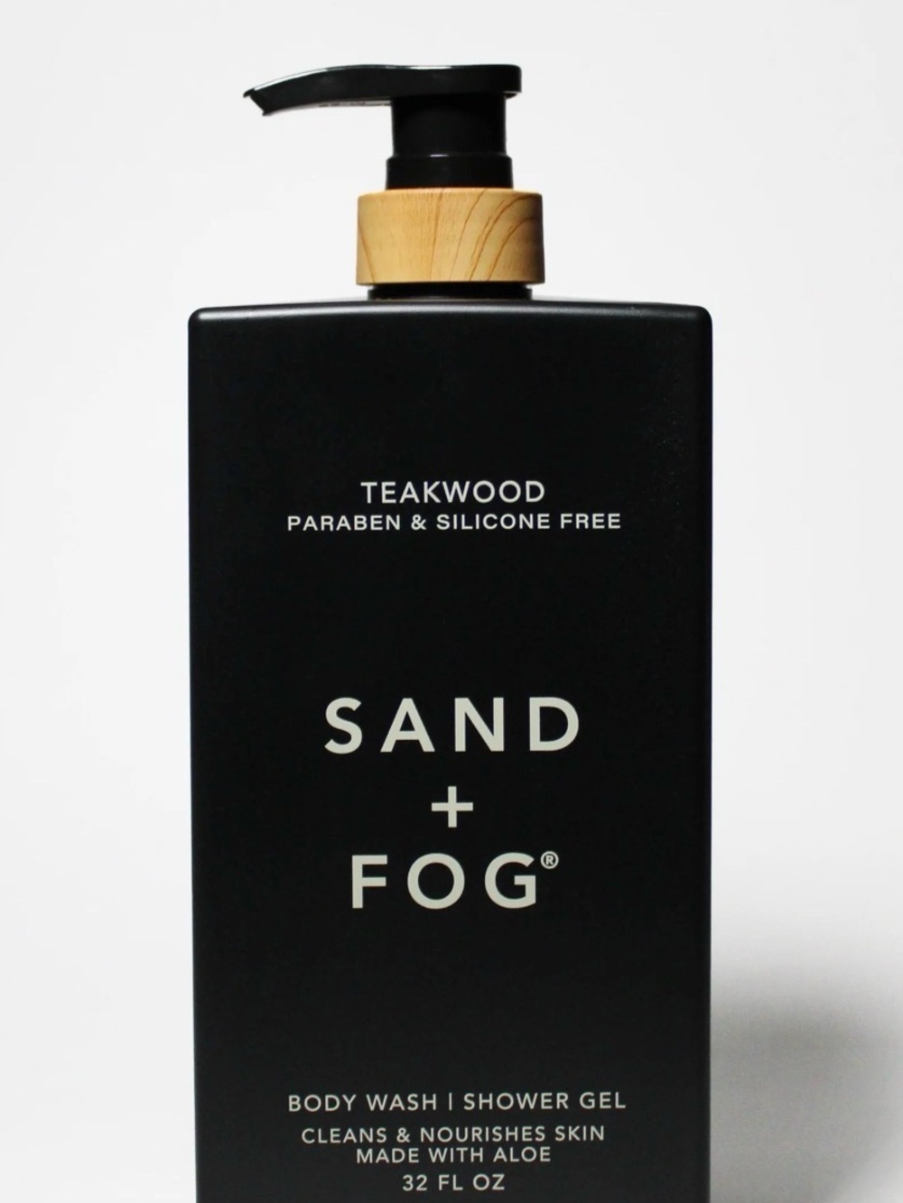 SAND + FOG Teakwood Body Wash - Black